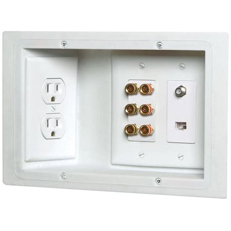 3-gang plastic low voltage wall electrical box|3 gang adjustable plastic box.